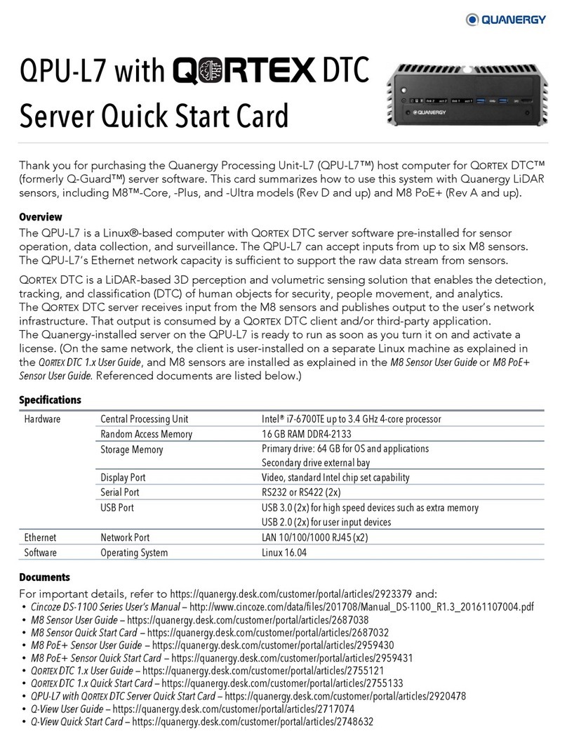 quanergy QPU-L7 Technical manual