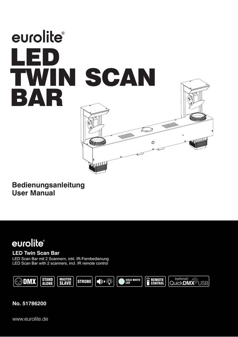 EuroLite LED Twin Scan Bar user manual