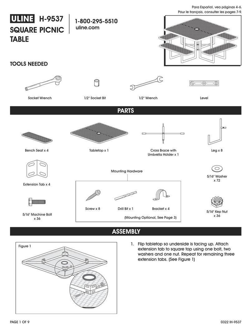 U-Line H-9537 User manual U-Line H-9537 User manual