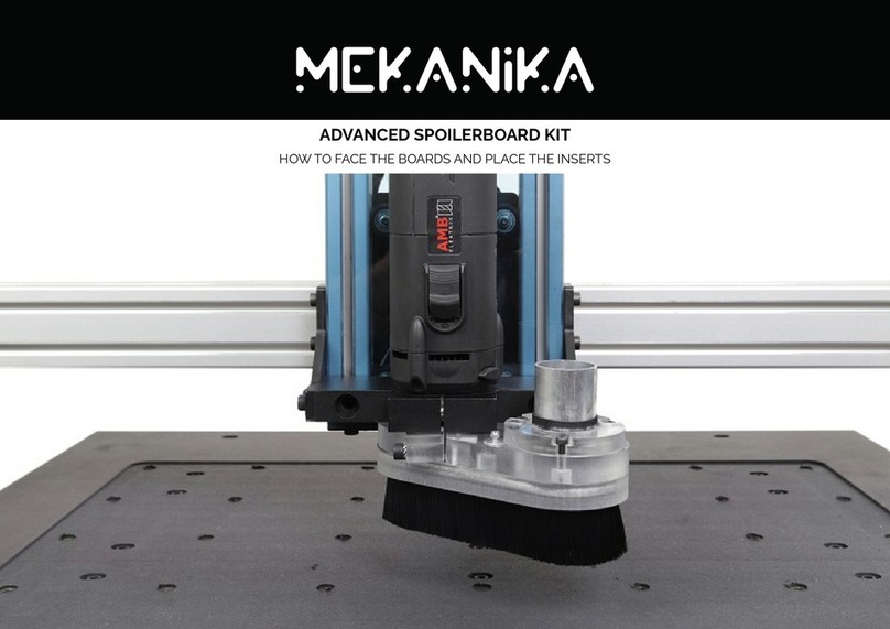 MEKANIKA ADVANCED SPOILERBOARD KIT User manual