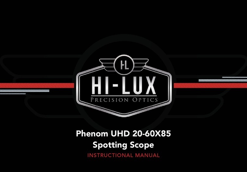 Hi-Lux Phenom UHD 20-60X85 Instructional manual