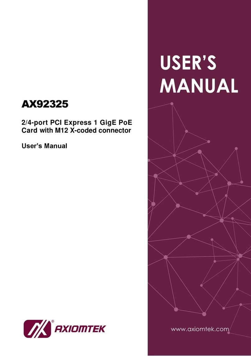 AXIOMTEK AX92325 user manual