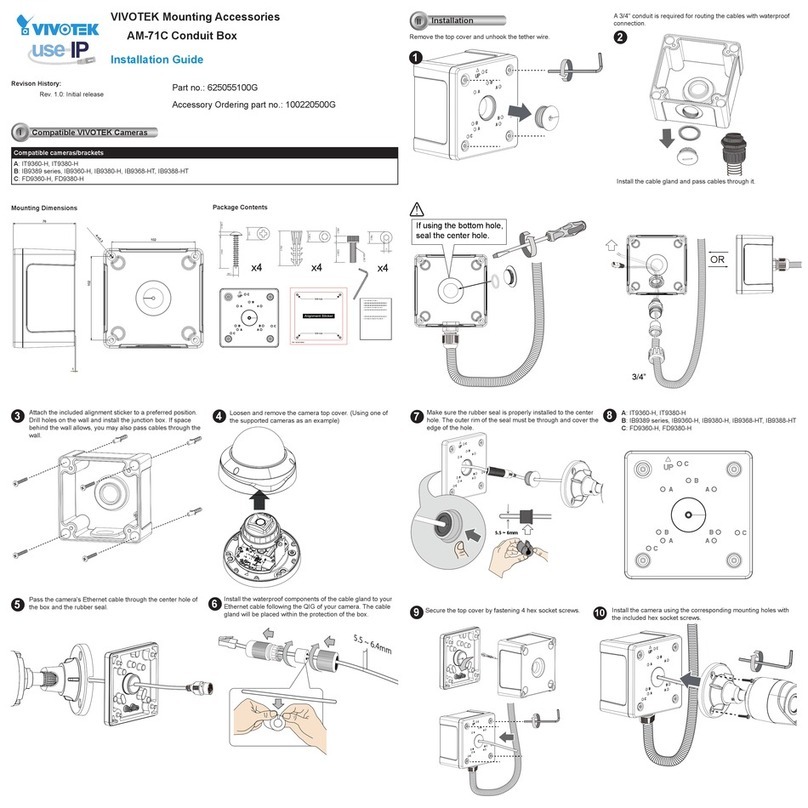 Vivotek AM-71C installation guide
