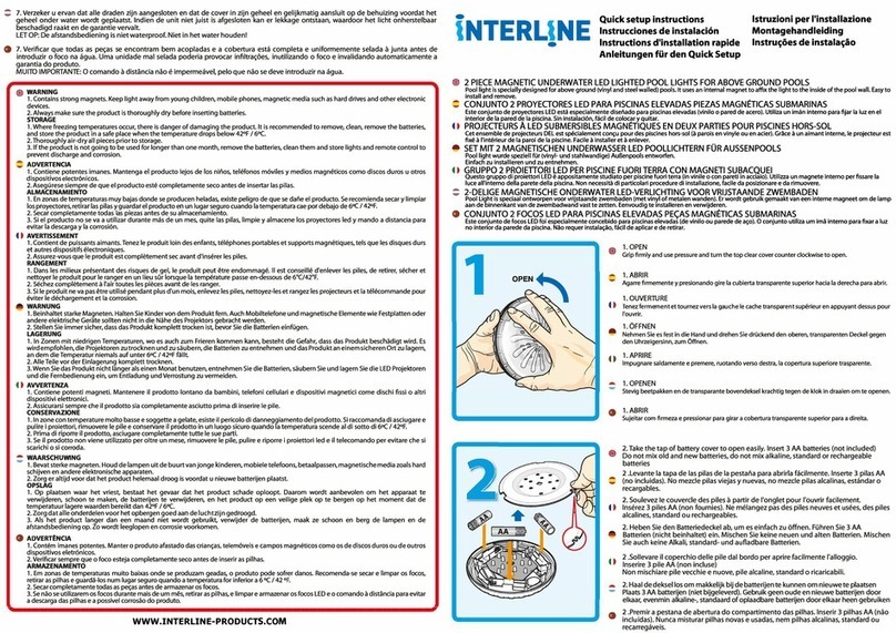 Interline 38603595 Quick setup instructions