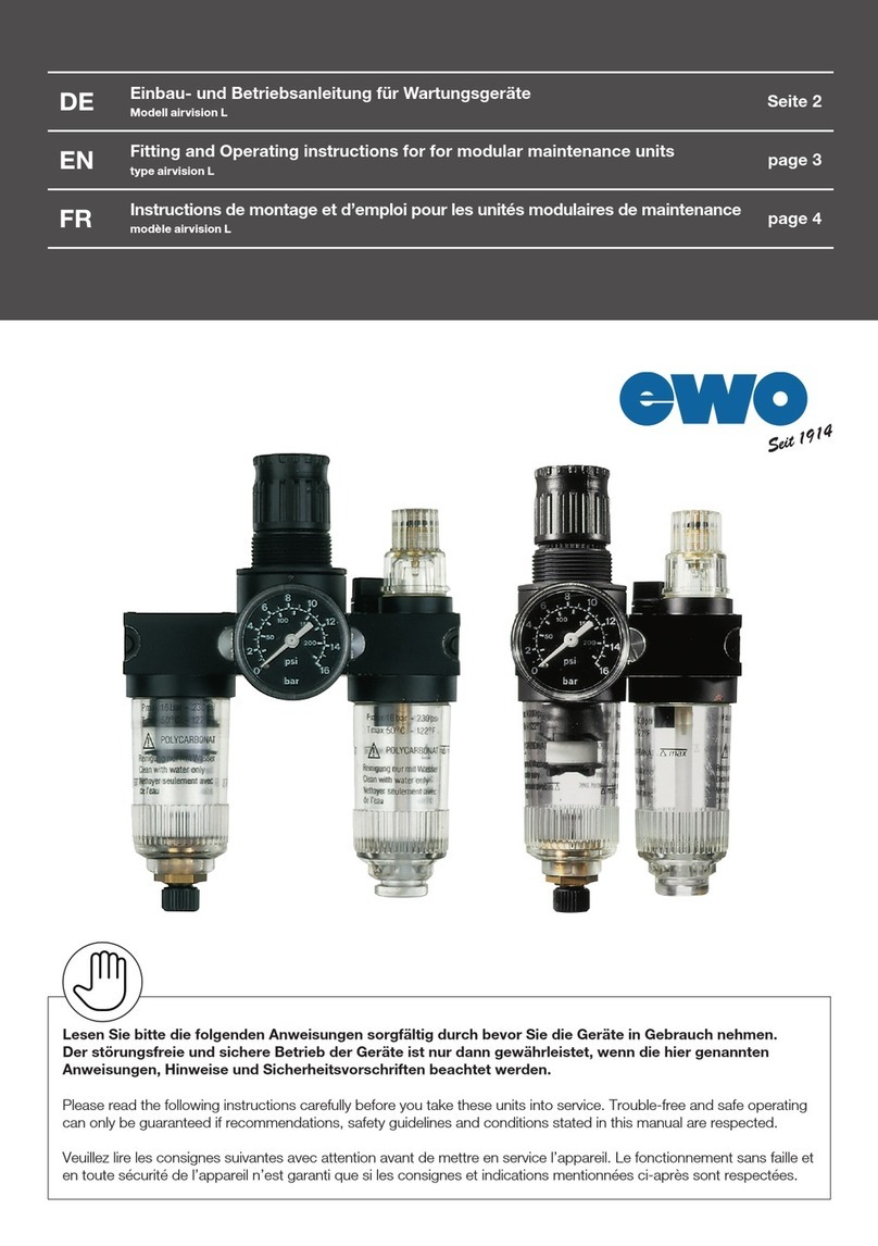 ewo Airvision L Series Fitting and operating instructions ewo Airvision L Series Fitting and operating instructions