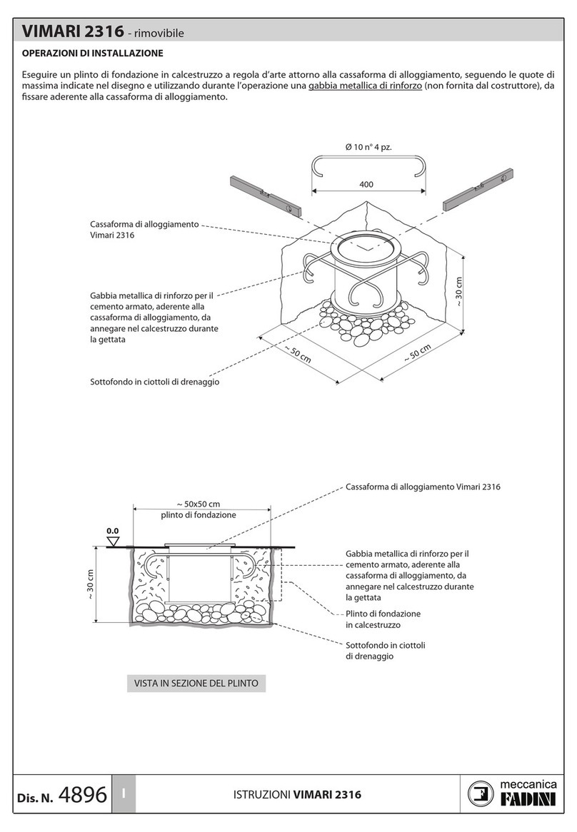Meccanica Fadini VIMARI 2316 instructions Meccanica Fadini VIMARI 2316 instructions