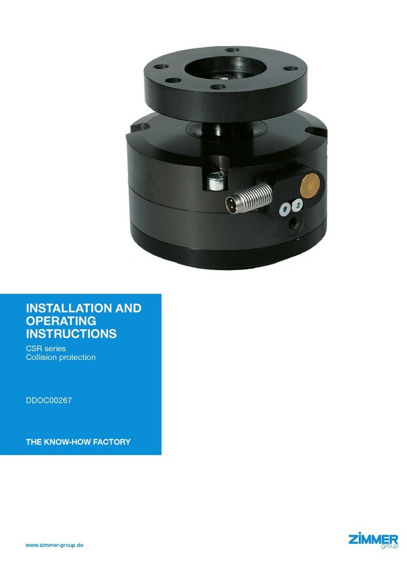 Zimmer CSR Series Installation and operating instructions