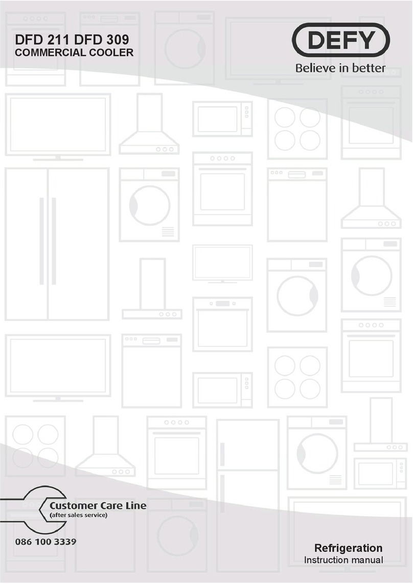 Defy DFD 211 instruction manual