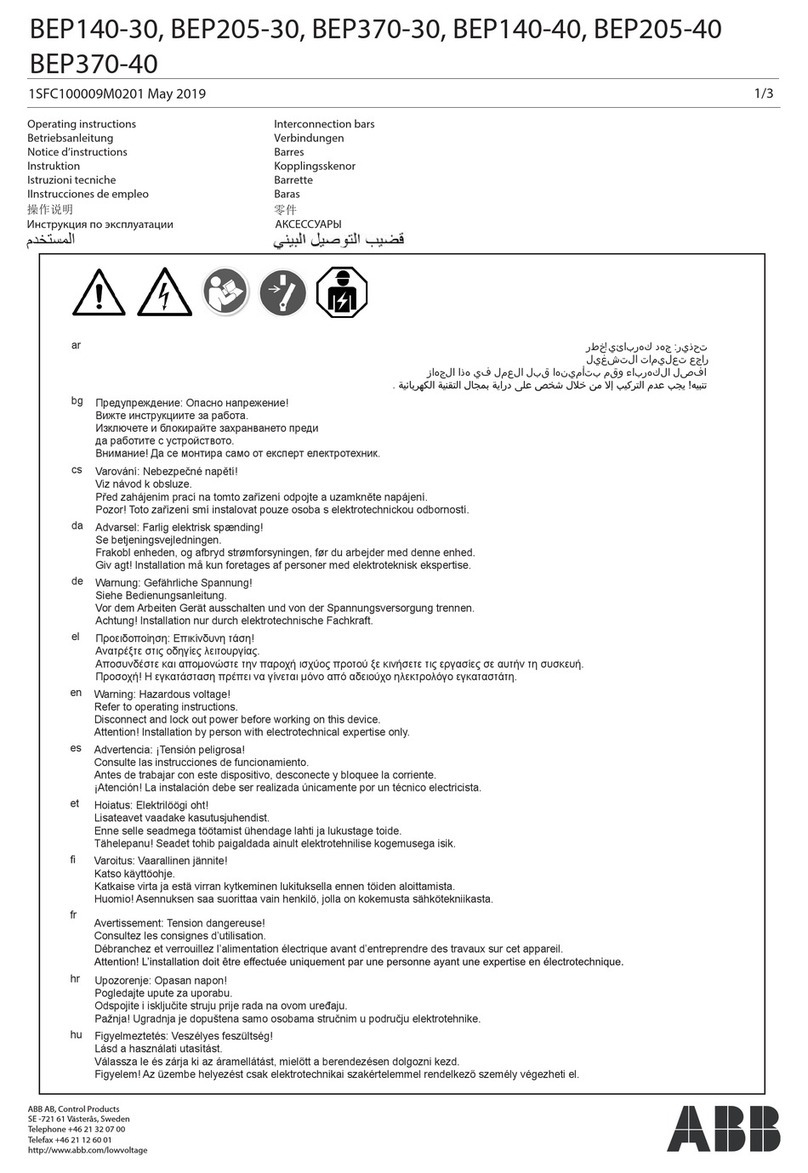 ABB BEP140-30 User manual