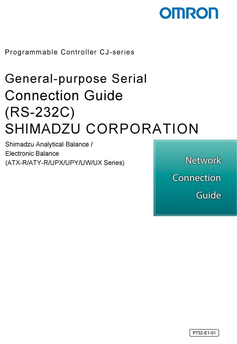 Shimadzu OMRON CJ Series Network Connection Guide
