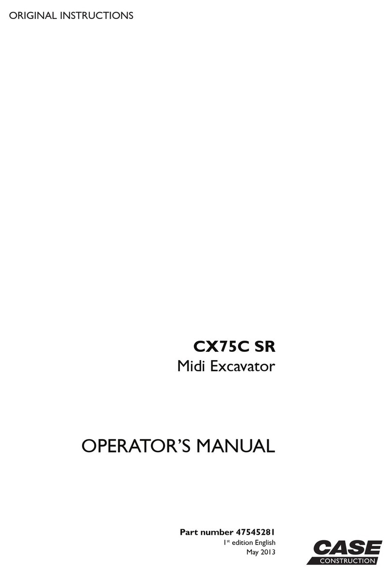 CASE CONSTRUCTION CX75C SR Operator's manual