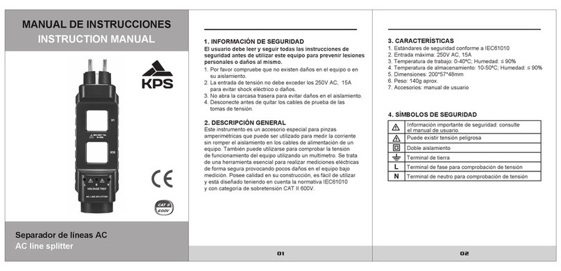 KPS SL100US User manual