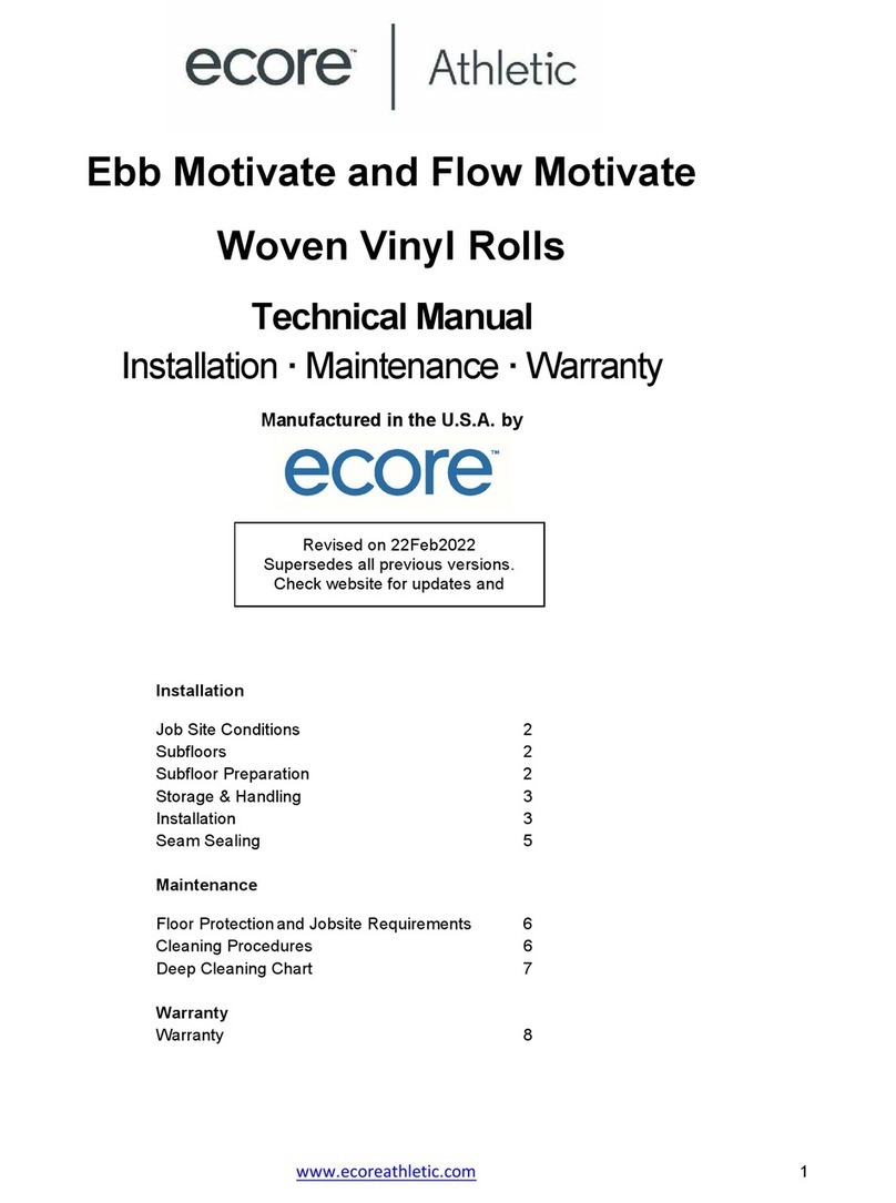 E-Core Ebb Motivate User manual
