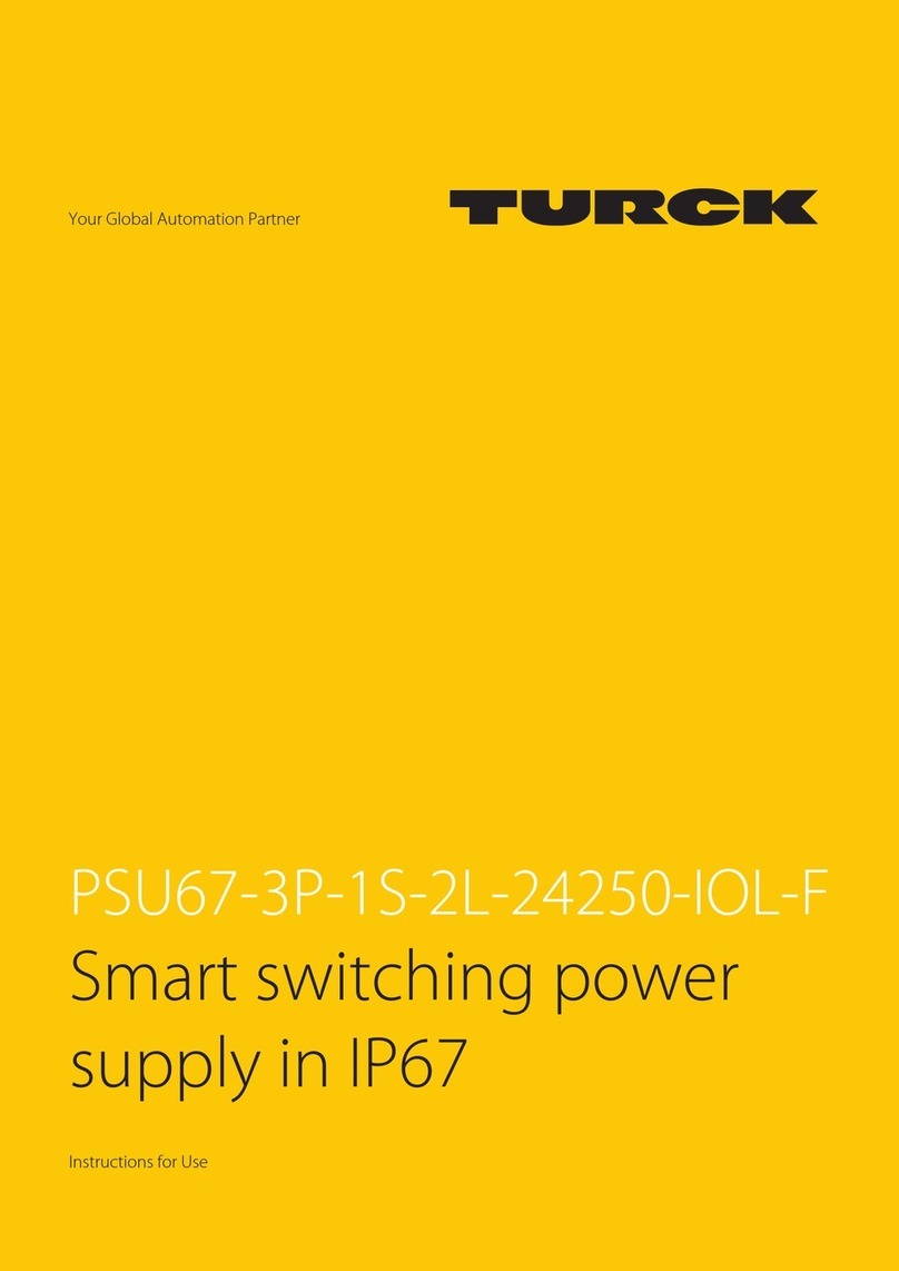 turck PSU67-3P-1S-2L-24250-IOL-F Instructions for use