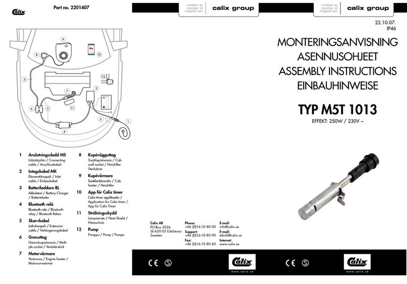 Calix M5T 1013 User manual
