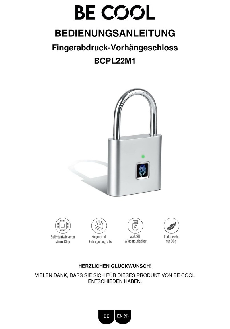 Be Cool BCPL22M1 operating instructions