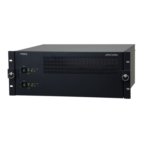 FOR-A MFR-3100EX User manual