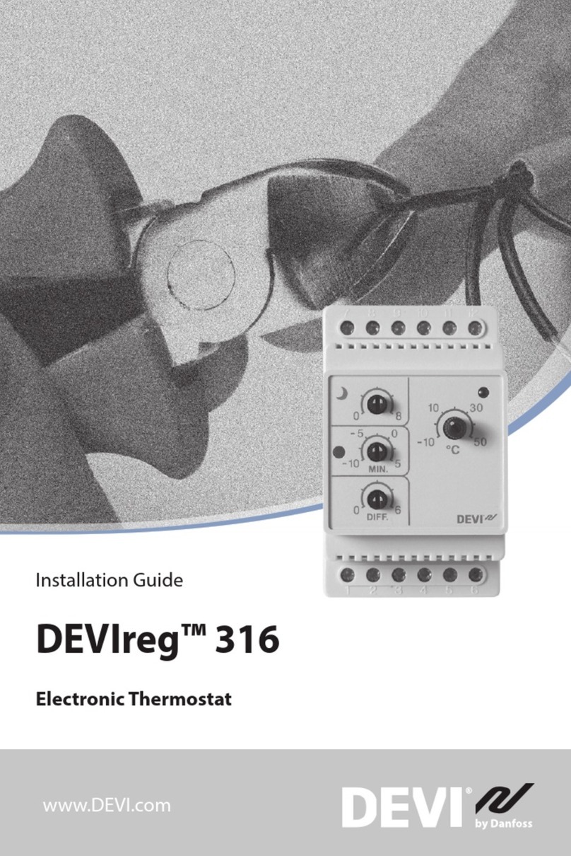 Danfoss DEVIreg 316 User manual