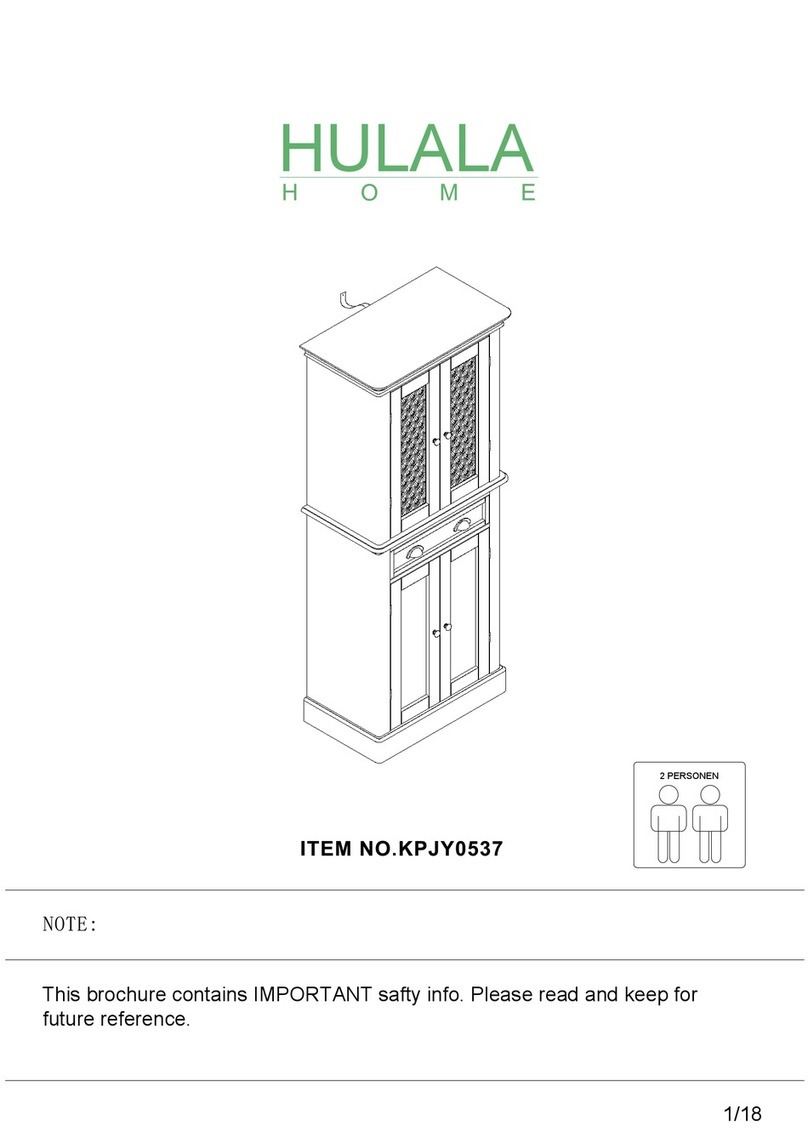 HULALA HOME KPJY0537 User manual HULALA HOME KPJY0537 User manual