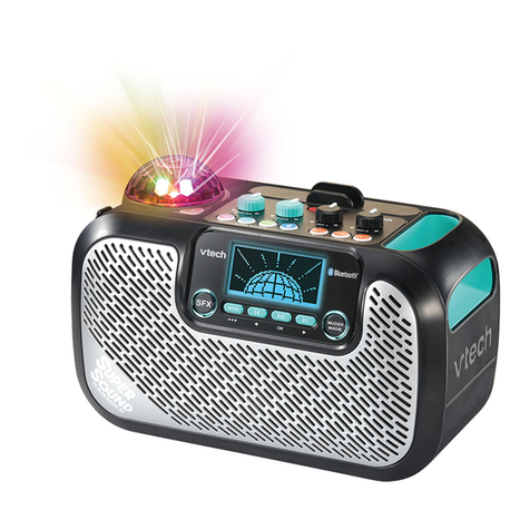 V-tech SuperSound Karaoke User manual