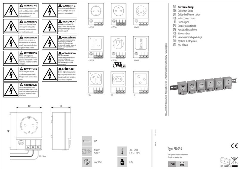 STEGO SD 035 User manual