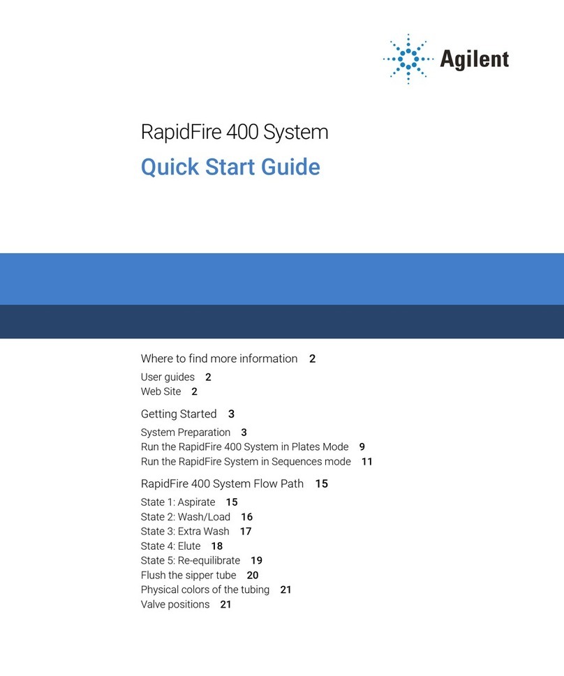 Agilent Technologies CrossLab RapidFire 400 User manual