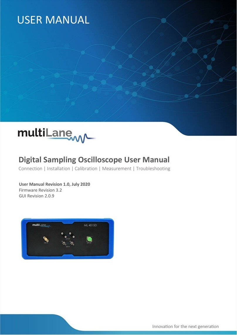 MULTILANE ML 4015D user manual