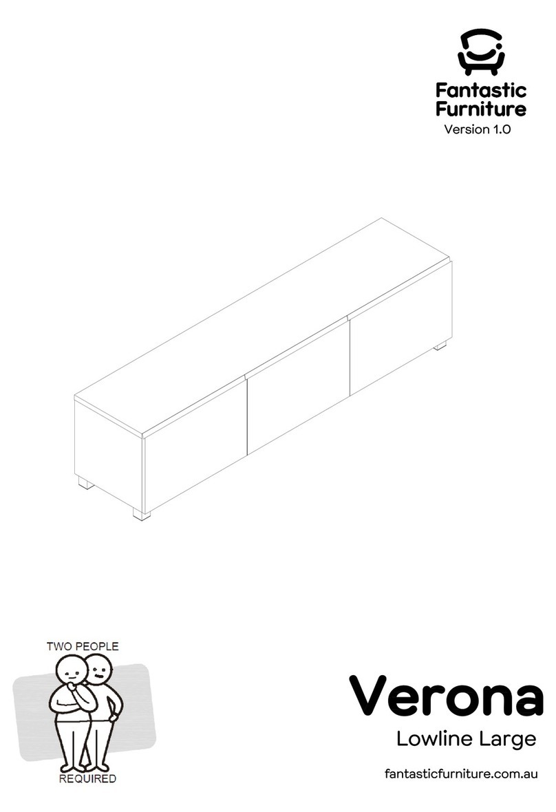 fantastic furniture Verona Lowline Large manual