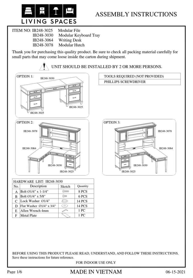 Living Spaces IB248-3025 User manual