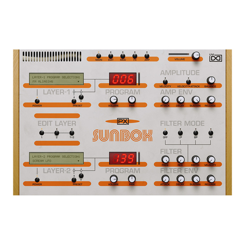 UVI Group PX SunBox manual