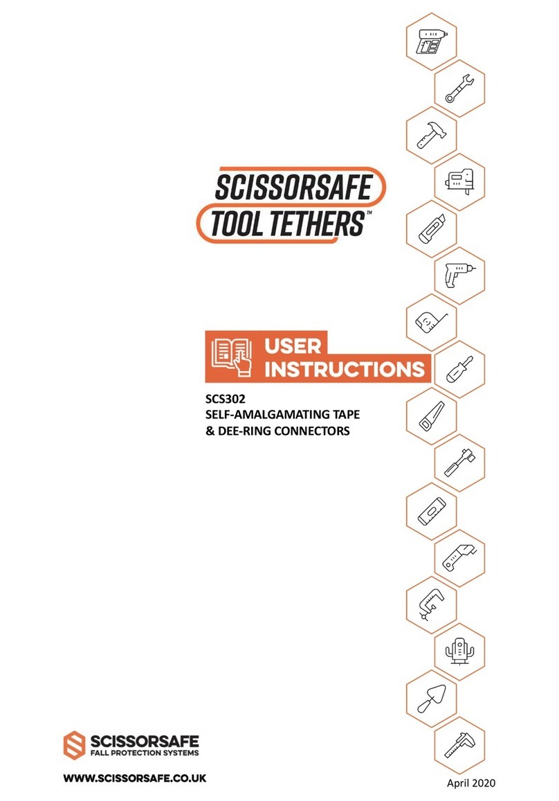Scissorsafe TOOLS TETHERS SCS302 User manual