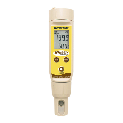 EUTECH INSTRUMENTS ECTest11 User manual EUTECH INSTRUMENTS ECTest11 User manual
