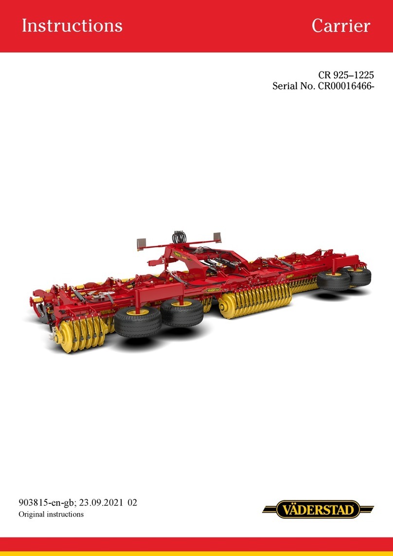 Vaderstad CR 925 instructions