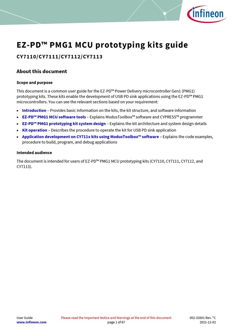 Infineon EZ-PD PMG1 User manual