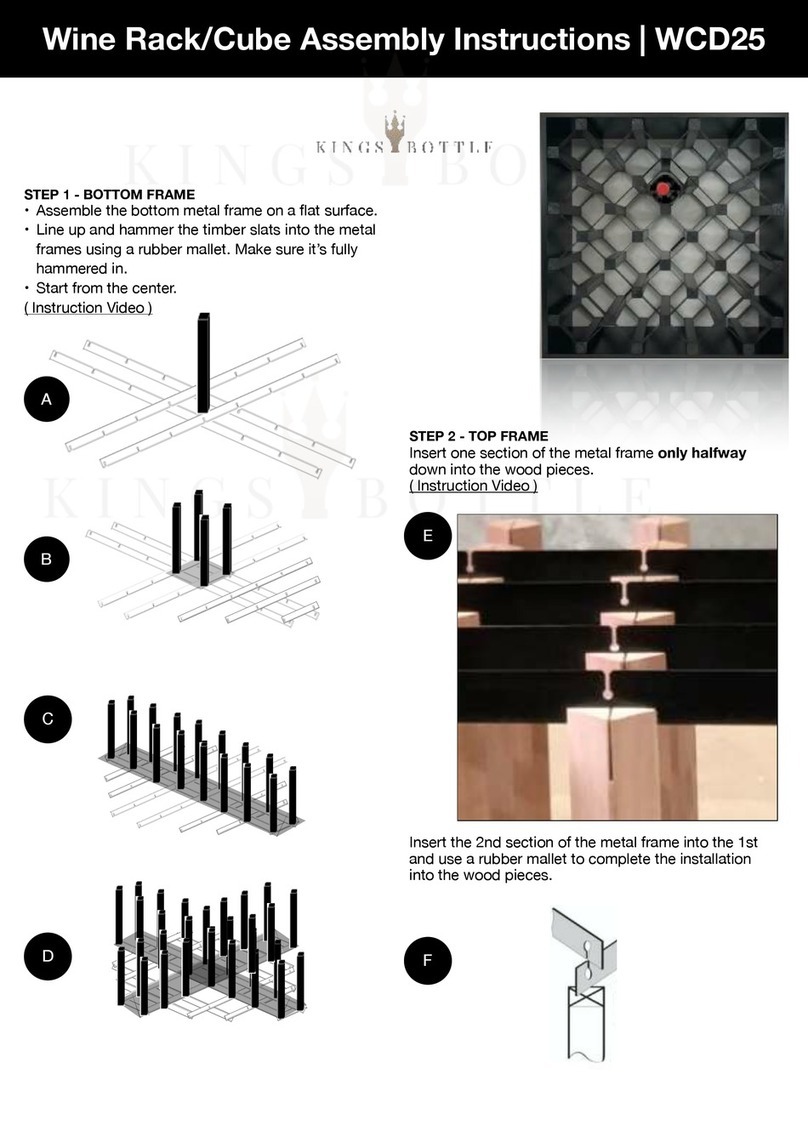 KingsBottle WCD25 Assembly instructions