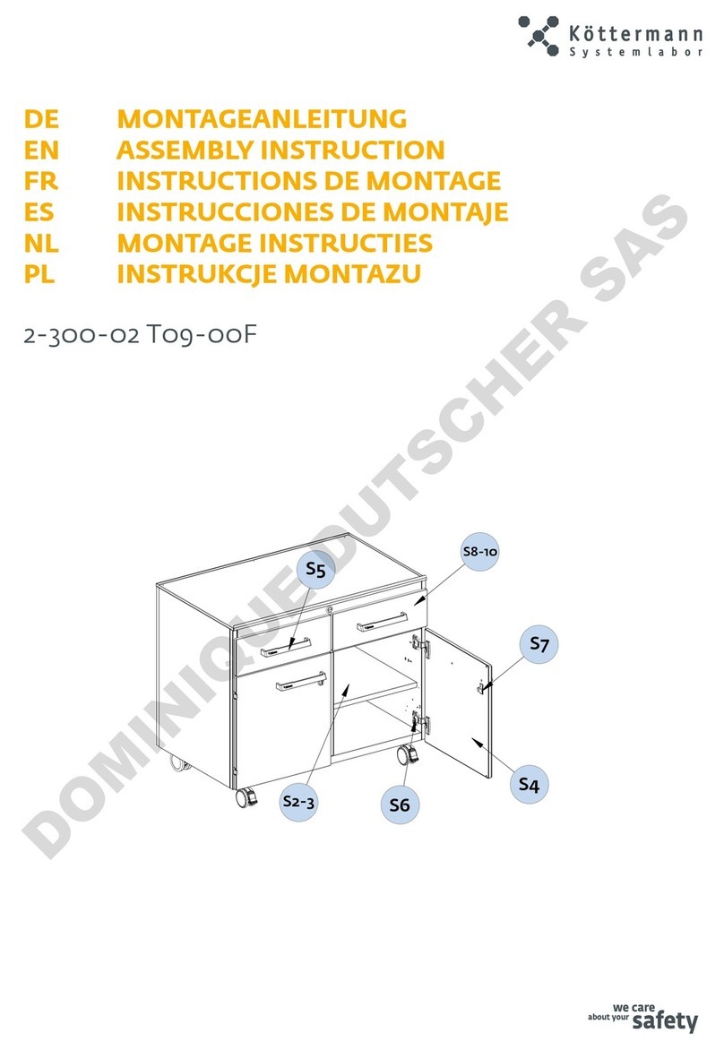 Kottermann 2-300-02 T09-00F Assembly instruction
