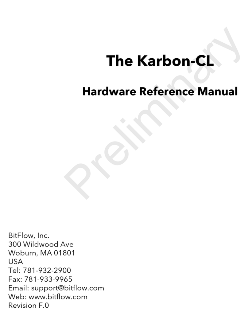 BitFlow The Karbon-CL Hardware reference manual