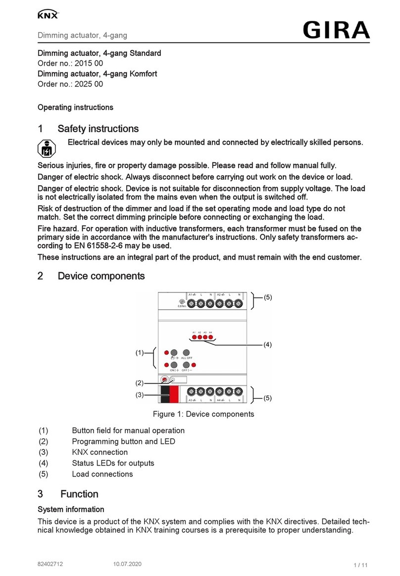 KNX GIRA quick start guide