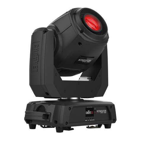 Chauvet DJ Intimidator Spot 360X Quick reference guide