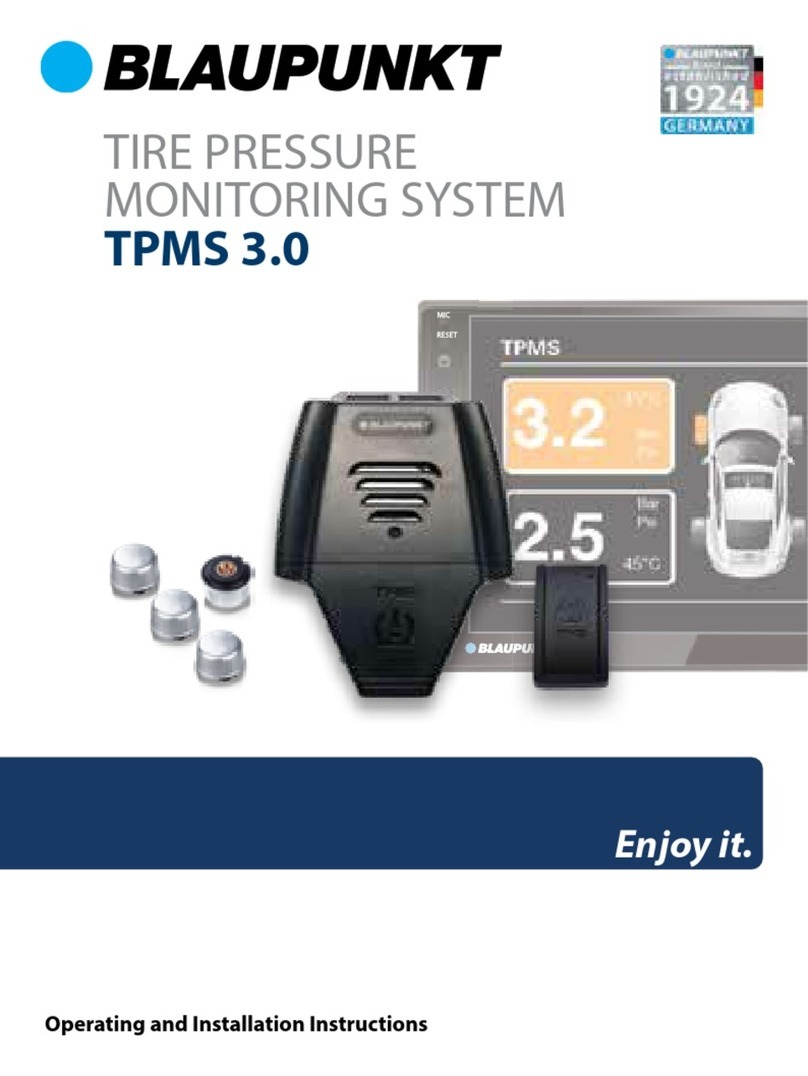 Blaupunkt TPMS 3.0 Operating and installation instructions