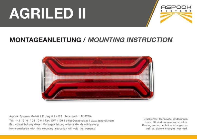 Aspöck Systems AGRILED II User guide