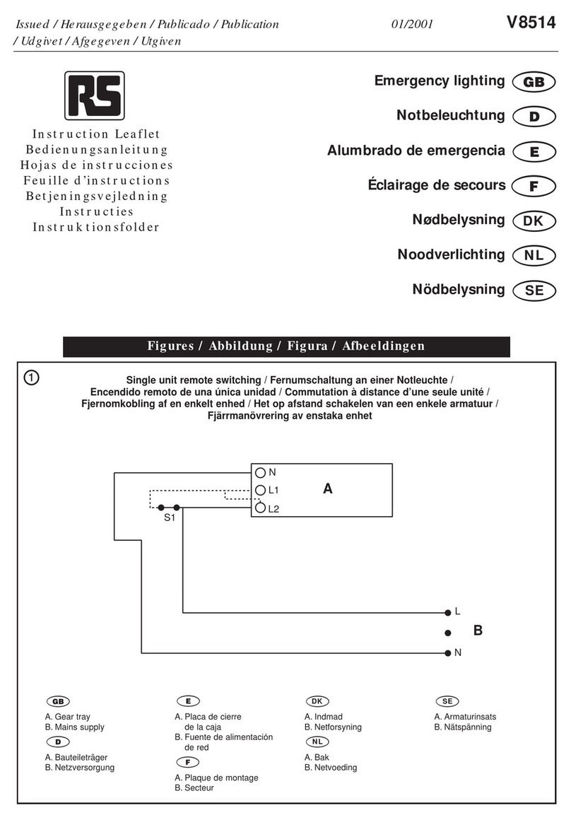 RS 565-816 Instruction leaflet