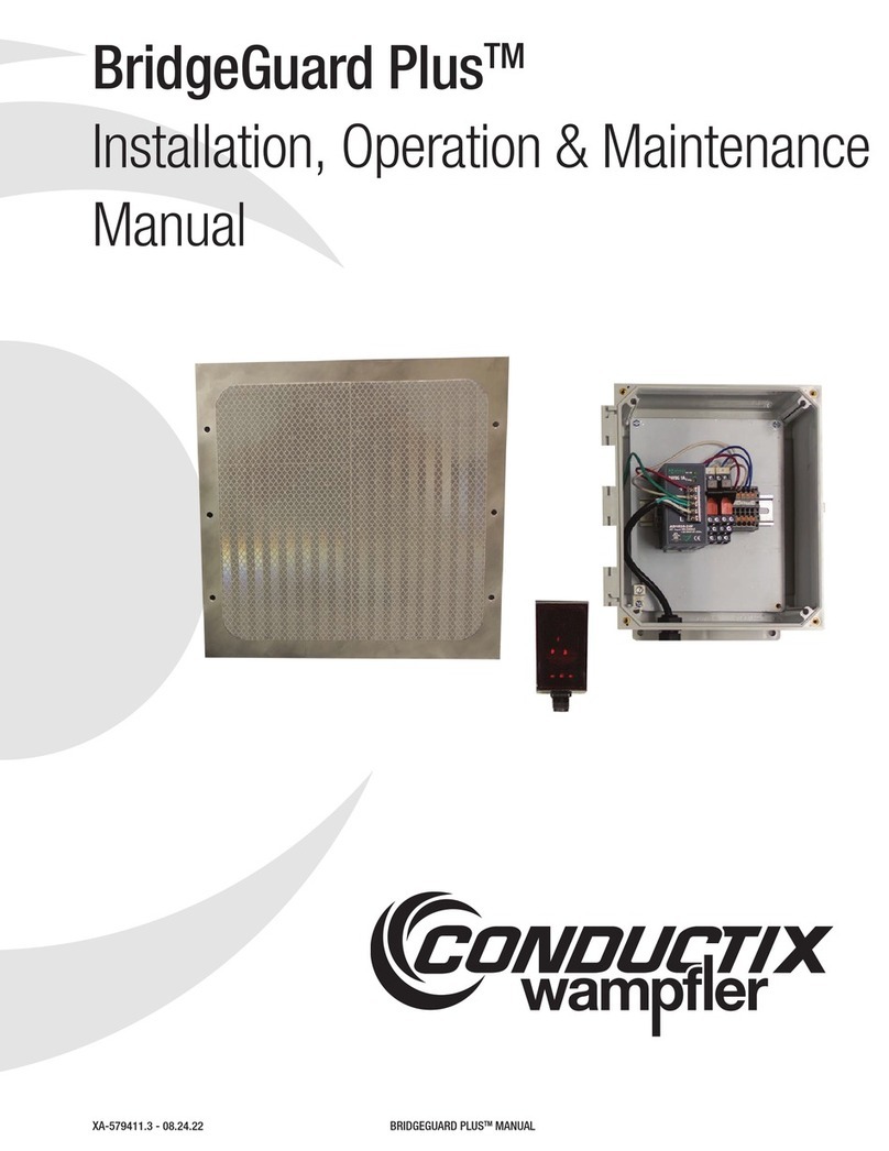 Conductix-Wampfler BridgeGuard Plus ASSEMBLY, INSTALLATION, OPERATION & MAINTENANCE MANUAL Conductix-Wampfler BridgeGuard Plus ASSEMBLY, INSTALLATION, OPERATION & MAINTENANCE MANUAL
