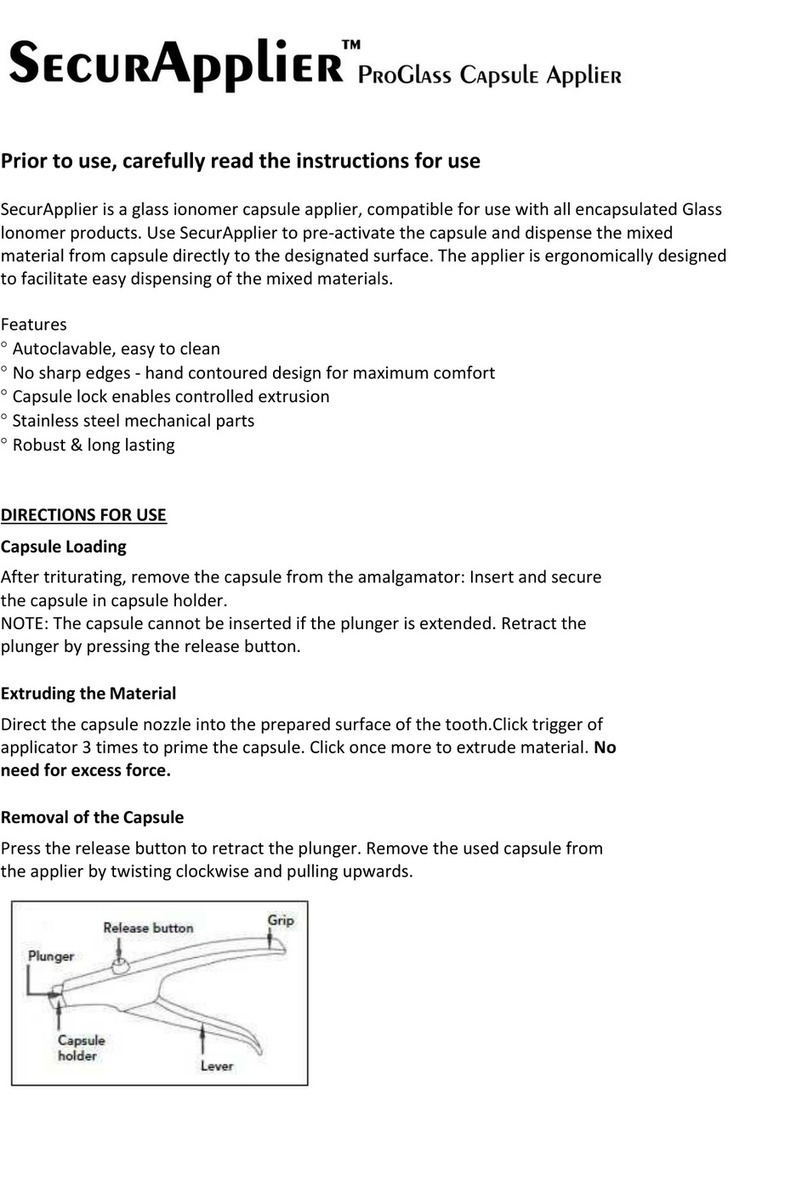 SILMET SECURApplier Instructions for use