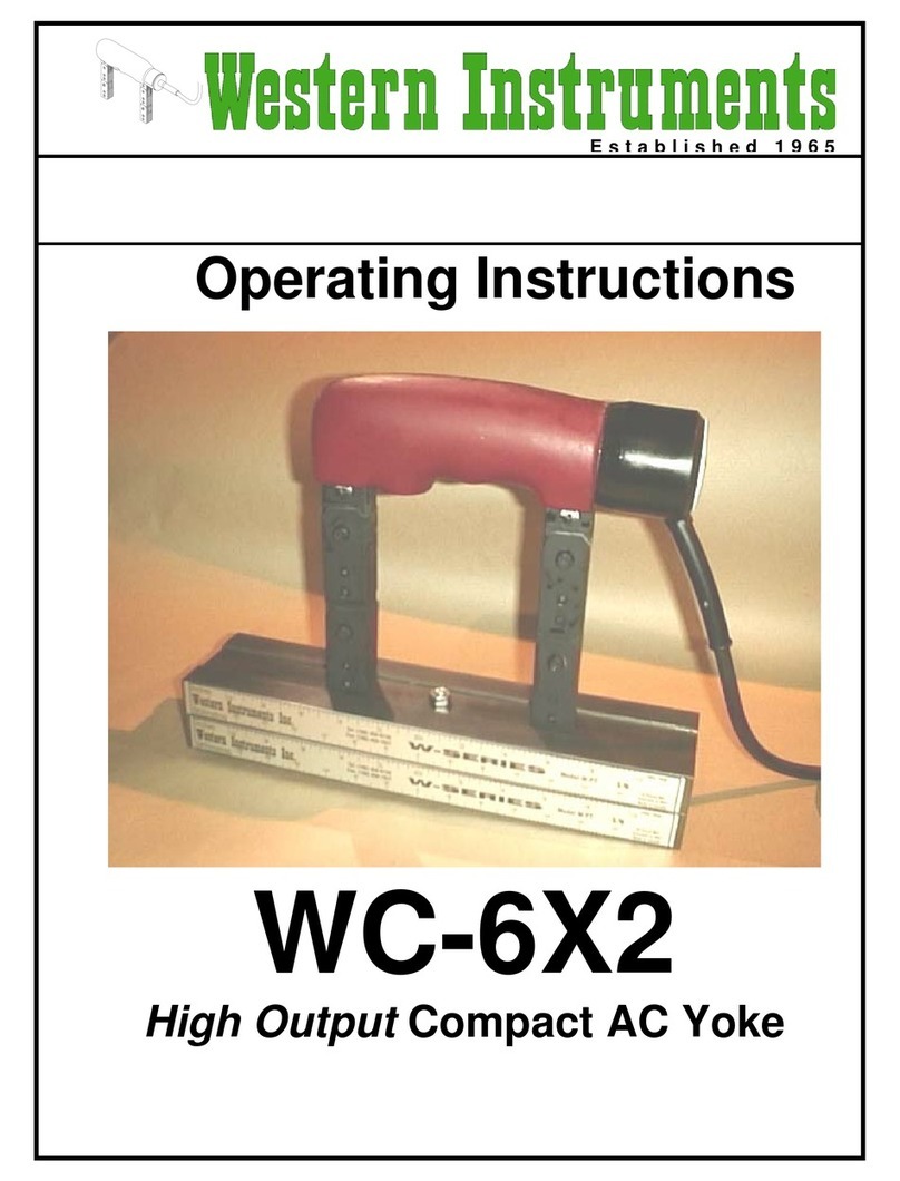Western Instruments WC-6X2 User manual