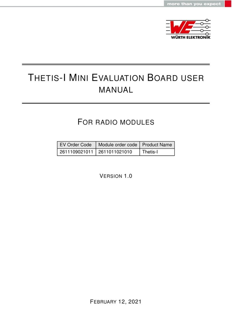 Wurth Elektronik THETIS-I user manual