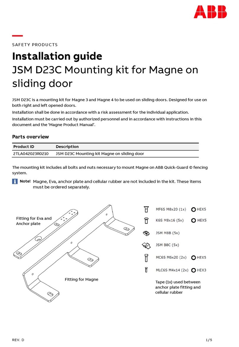 ABB JSM D23C User manual