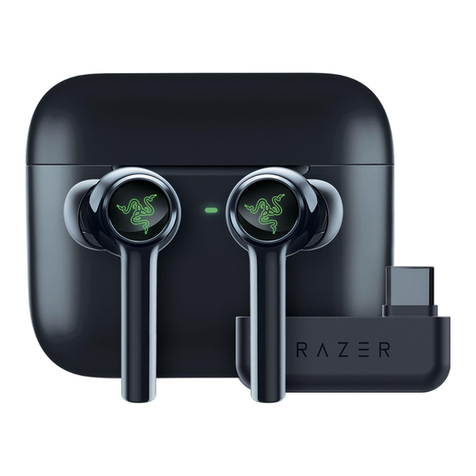 Razer HAMMERHEAD HYPERSPEED Use and care manual