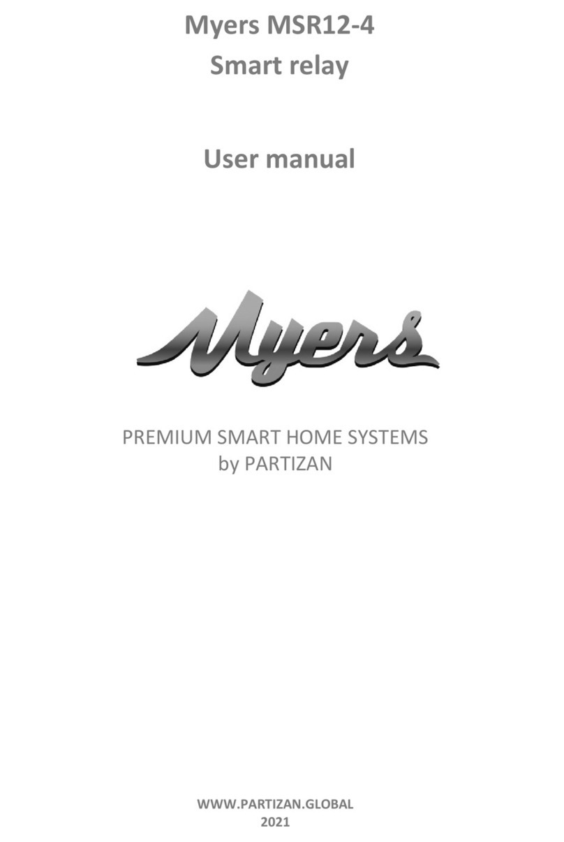 Partizan Myers MSR12-4 user manual