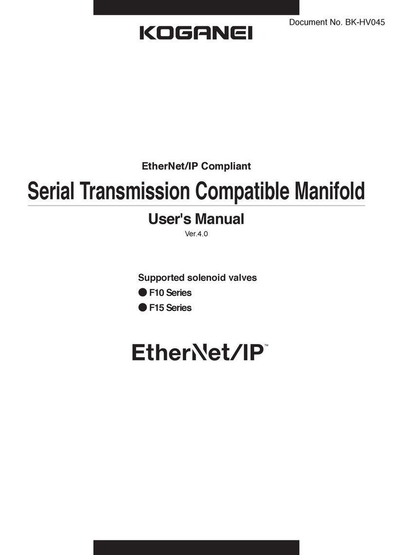 KOGANEI CORPORATION YS7M1 user manual